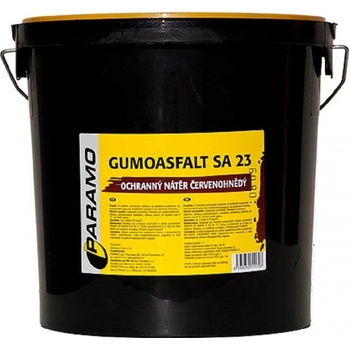 Gumoasfalt SA23 10kg červenohnedý - farebný náter izolačných vrstiev