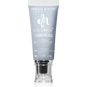 Danessa Myricks Beauty Colorfix Liquid Metals мултифункционален грим за очи, устни и лице цвят Platinum 10ml