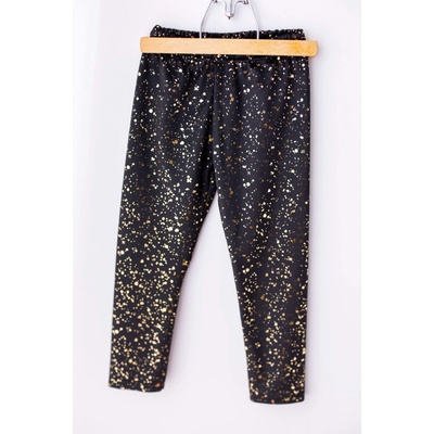 Velvet legíny Lily grey black gold