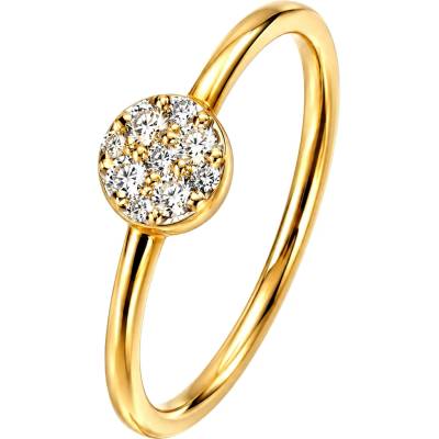 Zlaton Prsten žluté zlato s diamantem N07042602496