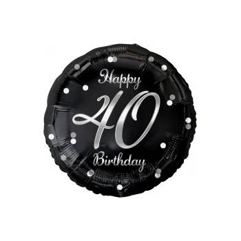 Image 1 of Godan Балон от фолио - черно / сребрист 40