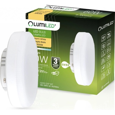 Lumiled LED žárovka LED GX53 8W = 60W 720lm 3000K Teplá bílá 120°