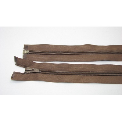 Zips špirála deliteľný 5mm - dĺžka 80cm,hnedý