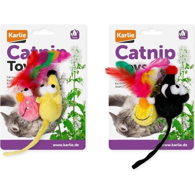 Karlie Hračka plyšová s Catnipem 2ks 6cm