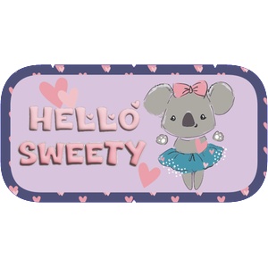 OCTOPUS Несесер Octopus объл, Hello Sweety (35212-А-SWEETY)