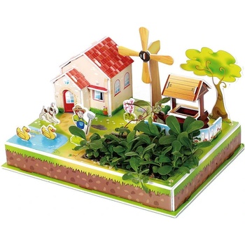 Zilipoo Ботанически 3D пъзел Ферма с живи растения Z-001