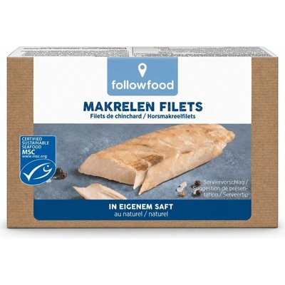 Followfood Filety makrely ve vlastní šťávě 125 g
