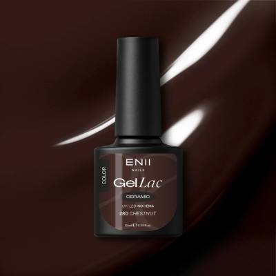 ENII NAILS Gel lak Ceramic 280 Chestnut 10 ml