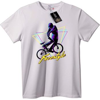 NOONEBRAND Тениска Неонов Велосипед - 2XL, White