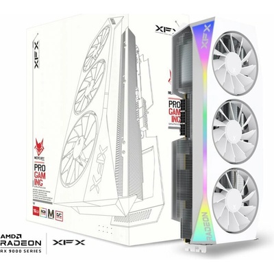 XFX Radeon RX 9070 XT OC Mercury Magnetic Air Edition RGB white 16GB GDDR6 RX-97TMARGW9