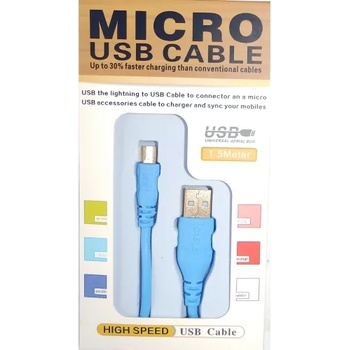 Кабел Micro USB 2.0, екраниран - 1.5 m