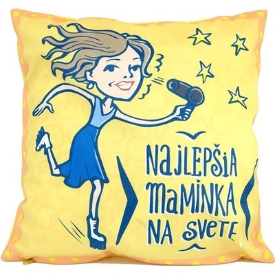 GiftyCity mikroplyš najlepšia maminka 40 x 40 cm