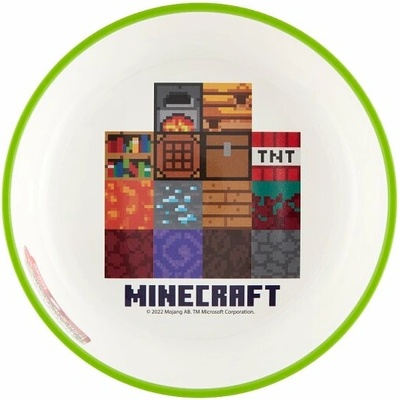STOR Plastová miska MINECRAFT 300ml protiskluzová