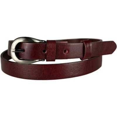 Penny Belts kožený opasek 20-178-95 bordó