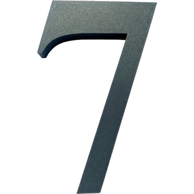 Domovní číslo popisné 7 na zateplenou fasádu barva antracit, výška 170 mm