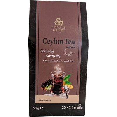 Healing Nature Černý čaj Masala Chai 20 pyramidek