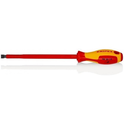 KNIPEX Отвертка шлиц 10, VDE 1000V жълто-червена ръкохватка 320мм, Knipex (K982010)