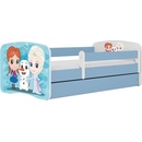 Kocot Kids Babydreams Ledové království modrá se šuplíky s matrací