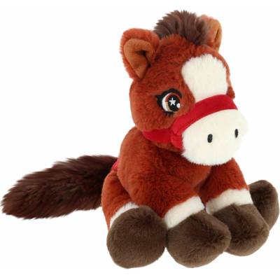 Keel Toys SE3496-2 Keeleco Poník ryšavý – ekoplyšová hračka 22 cm