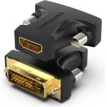 Vention AILB0 DVI (24+1) M към HDMI F адаптер, позлатени конектори, 1080P@60Hz (AILB0)