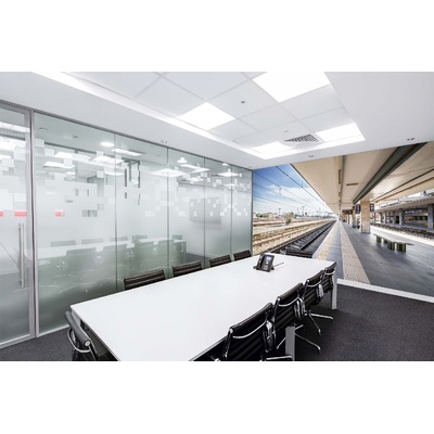 DIMEX ART Самозалепваща се флизелинова фототапета перон на гарата 375 x 250 см