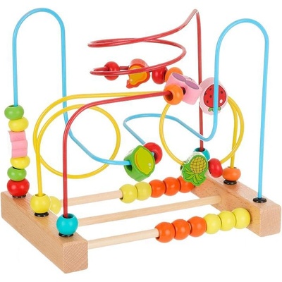 ZIZITO Дървена спирала, лабиринт с мъниста