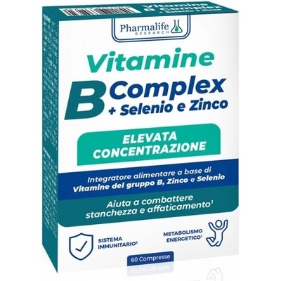 Pharmalife Research Vitamine B Complex + Selenio e Zinco, 60 таблетки, Pharmalife Research (635232 (0201NA) PL)