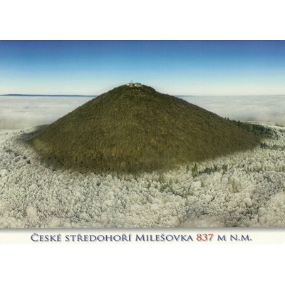 Pohlednice Milešovka - České středohoří