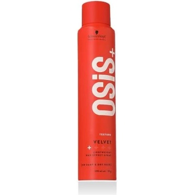 Schwarzkopf Professional Osis+ Velvet Lightweight Wax-Effect Spray лак за коса слаба фиксация 200 ml за жени