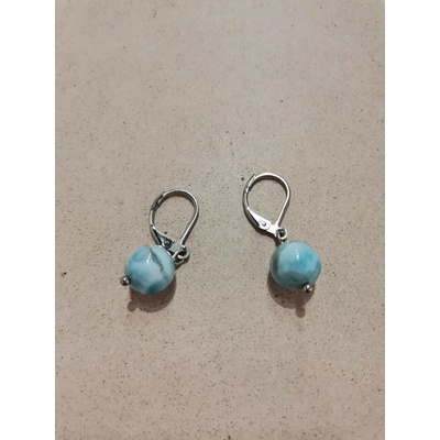 Melvys 166. náušnice larimar 0000323