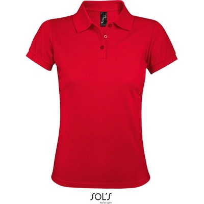 SOL's Collection Polokošile Prime Women krátký rukáv dámská COT-25057300401 Červená