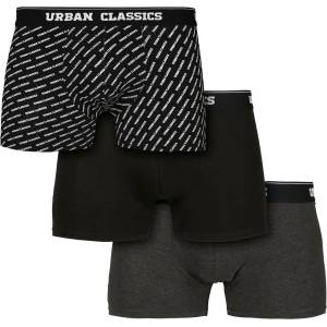 Urban classics боксерки мъже URBAN CLASSICS - 3-Pack - branding AOP / blac - TB3540