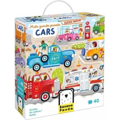 BANANA PANDA Banana Panda: Гигантски пъзел - превозни средства (49347)