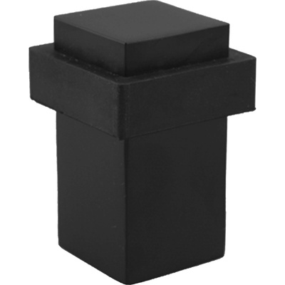 Walteco Dverová zarážka 20x20x48mm, nerez, čierna , 40270