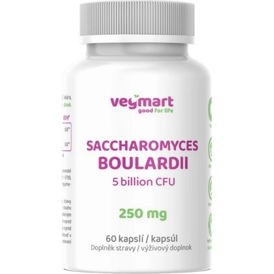 Vegmart Saccharomyces Boulardii 250 mg 60 kapsúl