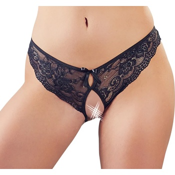 Image 1 of Cottelli Collection Crotchless Lace Slip M