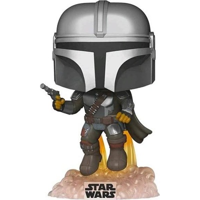 Funko Pop! Star Wars The Mandalorian Mandalorian Flying Glow Star Wars 408