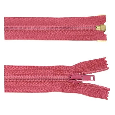 Zip spirálový dělitelný No 6 délka 70 cm barva 5 starorůžová