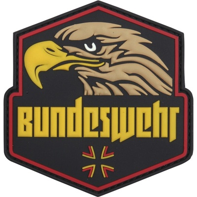 Gumová nášivka 101 Inc znak Bundeswehr - farebná