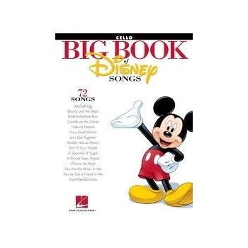 Walt Disney Noty pro cello The Big Book of Disney Songs