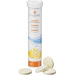 Livsane Vápnik citrón 20 šumivých tabliet