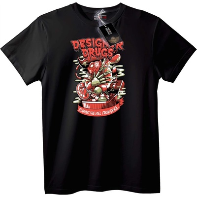 NOONEBRAND Тениска Designer Drugs - 2XL, Black