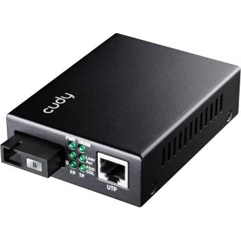 Cudy Медиен конвертор Cudy MC100GSB-20B, SC fiber port, RJ-45, 20 km (CUDY-CONV-MC100GSB-20B)