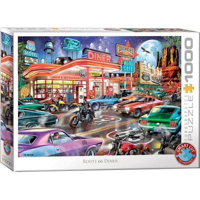 Eurographics Route 66 Diner 1000 dielov