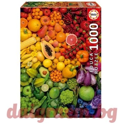 Educa Пъзел educa 20178 - 1000 части - Цветни витамини (edu20178)