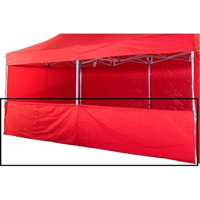 TENTino Polobočnice - Půlstěna 6 metrů BIG HEXAGON/BH EXTREME/PVC/GABLED, 3A - BÉŽOVÁ