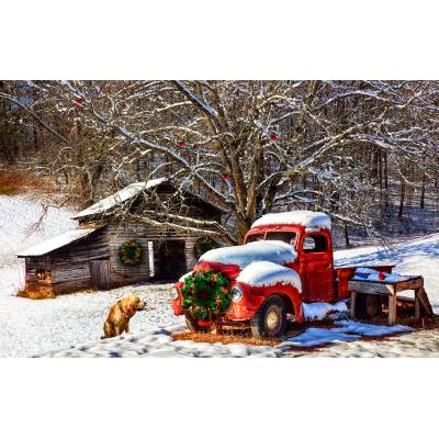 SunsOut - Puzzle A Nostalgic Christmas Eve - 500 piese