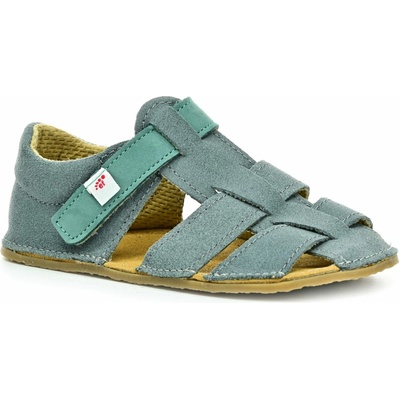 EF barefoot sandále Popolovo zelené