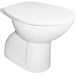 Jika Zeta Plus - Тоалетна с висока седалка, вертикален отвод, Dual Flush, бяла H8227470000001 (H8227470000001)