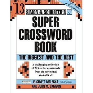 Simon and Schuster's Super Crossword Puzzle Book | Eugene T. Maleska, John M. Samson (ISBN: 9780743293211)